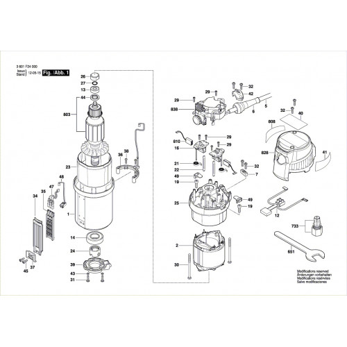 Запчасти для фрезера Bosch GOF 1600CE